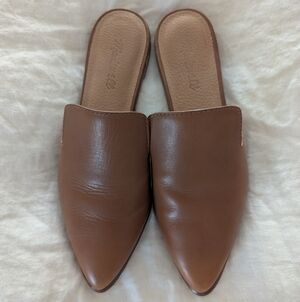 Madewell Brown Leather Women's Mules